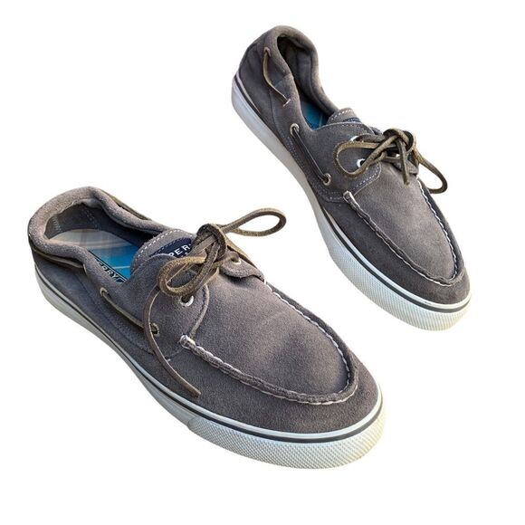 Sperry Topsider Bahama II Canvas Grey Sneakers Shoes Women’s size 9.5 - Picture 10 of 12